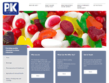 Tablet Screenshot of pkchemicals.com